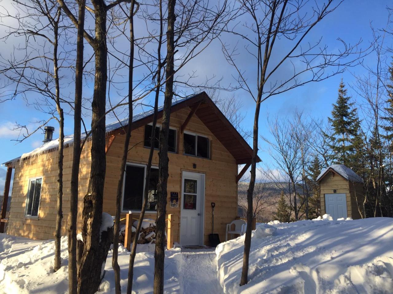Chalet Nature Laurentides Val-des-Lacs Exterior foto